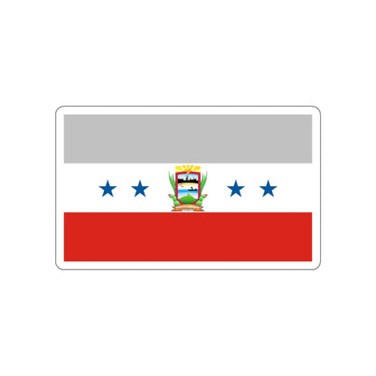 Flag of Punto Fijo Venezuela STICKER Vinyl Die-Cut Decal-White-The Sticker Space