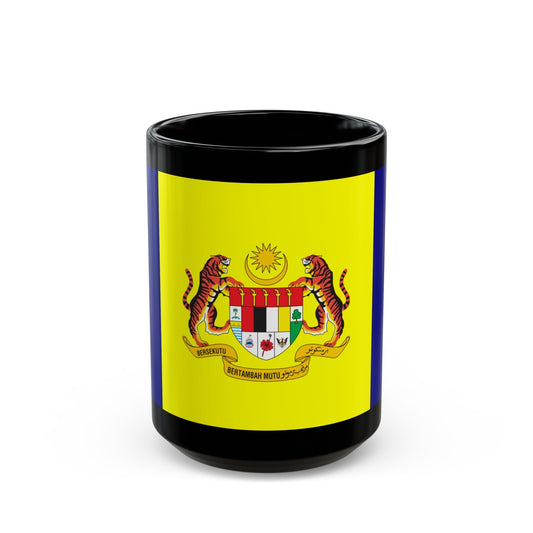 Flag of Putrajaya Malaysia - Black Coffee Mug-15oz-The Sticker Space