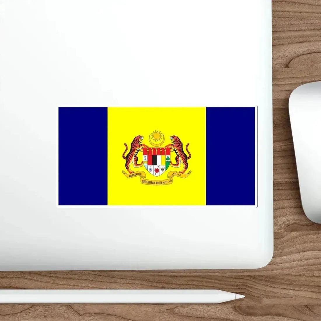 Flag of Putrajaya Malaysia STICKER Vinyl Die-Cut Decal - The Sticker Space