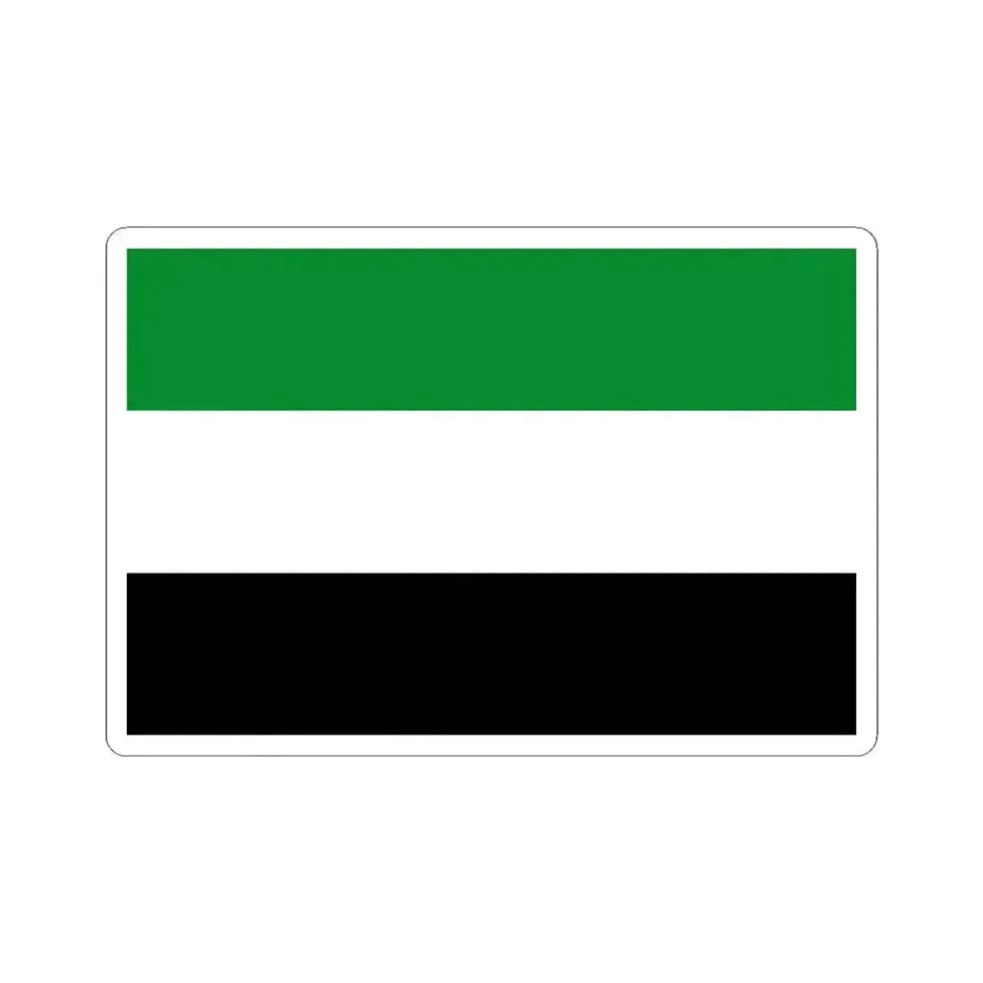 Flag of Putumayo (Colombia) STICKER Vinyl Kiss-Cut Decal 4 Inch White - The Sticker Space