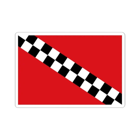 Flag of Puurs (Belgium) STICKER Vinyl Kiss-Cut Decal 2 Inch White - The Sticker Space