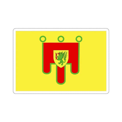 Flag of Puy de Dôme France 2 STICKER Vinyl Die-Cut Decal 4 Inch - The Sticker Space