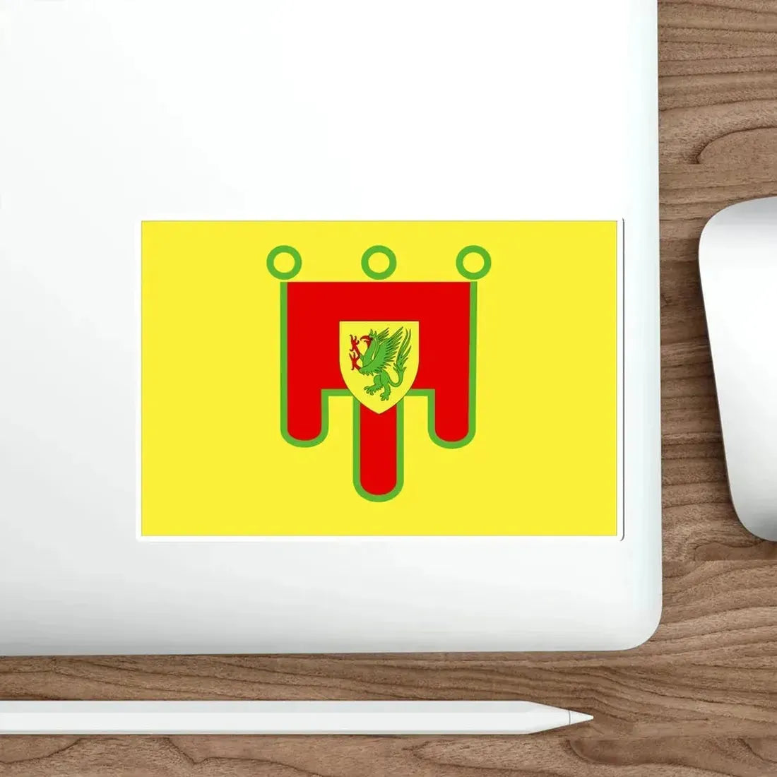 Flag of Puy de Dôme France 2 STICKER Vinyl Die-Cut Decal - The Sticker Space