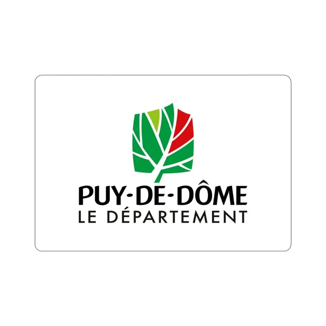 Flag of Puy de Dôme France STICKER Vinyl Die-Cut Decal 3 Inch - The Sticker Space