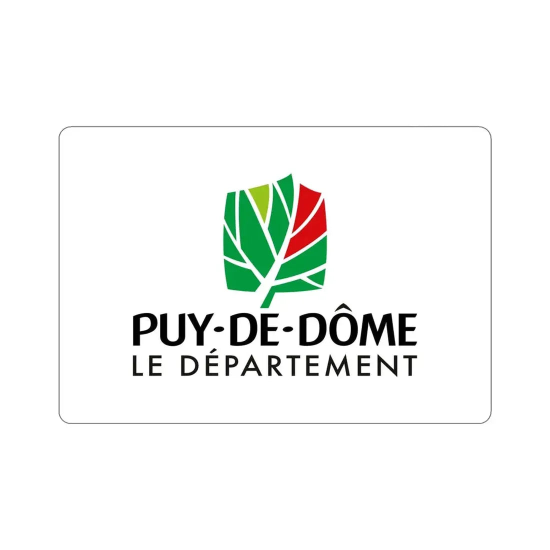 Flag of Puy de Dôme France STICKER Vinyl Die-Cut Decal 5 Inch - The Sticker Space