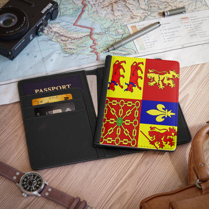 Flag of Pyrénées Atlantiques France - Passport Holder