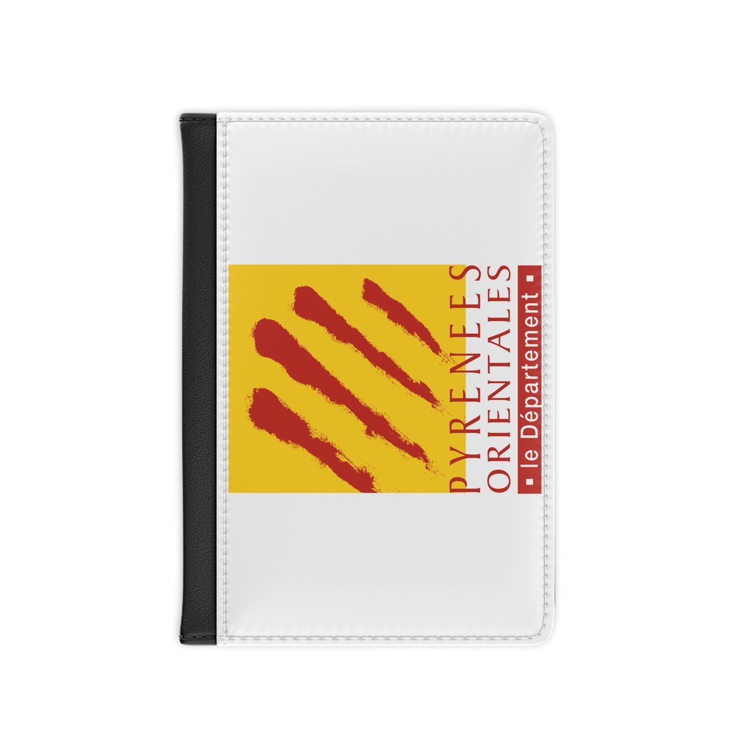 Flag of Pyrénées Orientales France - Passport Holder