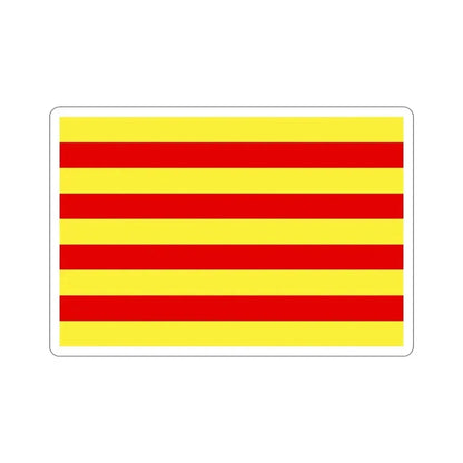 Flag of Pyrénées Orientales France 2 STICKER Vinyl Die-Cut Decal - The Sticker Space