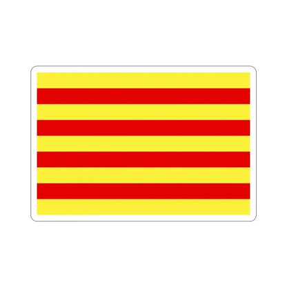 Flag of Pyrénées Orientales France 2 STICKER Vinyl Die-Cut Decal - The Sticker Space