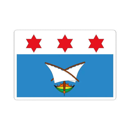 Flag of Qala Malta - STICKER Vinyl Kiss-Cut Decal 2 Inch White - The Sticker Space