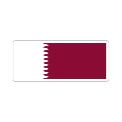 Flag of Qatar STICKER Vinyl Die-Cut Decal-2 Inch-The Sticker Space