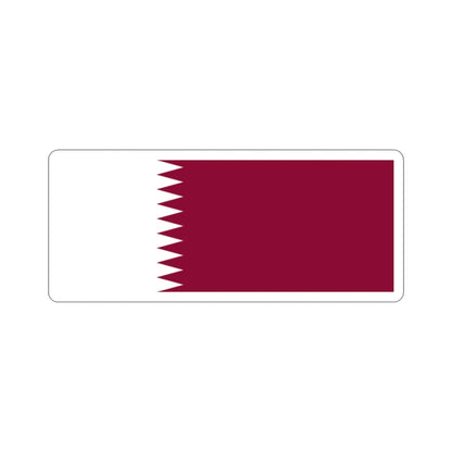 Flag of Qatar STICKER Vinyl Die-Cut Decal-2 Inch-The Sticker Space