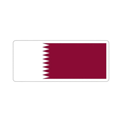 Flag of Qatar STICKER Vinyl Die-Cut Decal - The Sticker Space