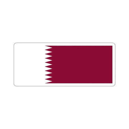 Flag of Qatar STICKER Vinyl Die-Cut Decal - The Sticker Space