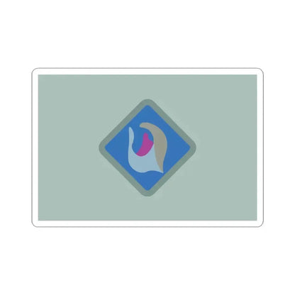 Flag of Qiqihar (China) STICKER Vinyl Kiss-Cut Decal 3 Inch White - The Sticker Space