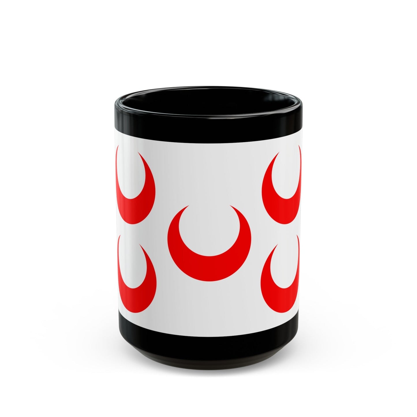 Flag of Qormi Malta - Black Coffee Mug-15oz-The Sticker Space