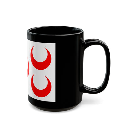 Flag of Qormi Malta - Black Coffee Mug-The Sticker Space