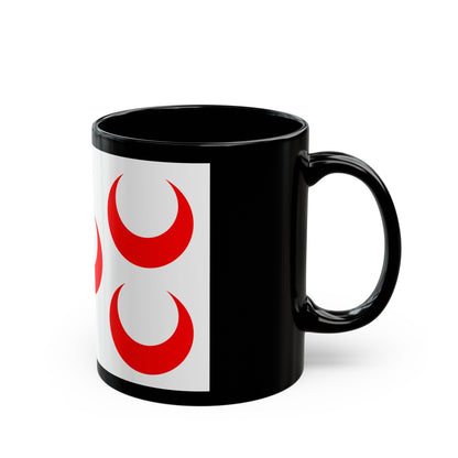 Flag of Qormi Malta - Black Coffee Mug-The Sticker Space