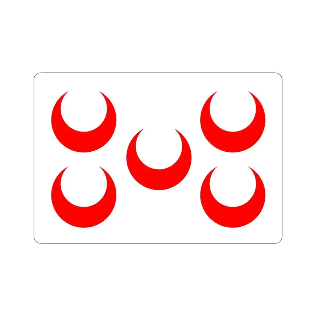 Flag of Qormi Malta STICKER Vinyl Die-Cut Decal 4 Inch - The Sticker Space