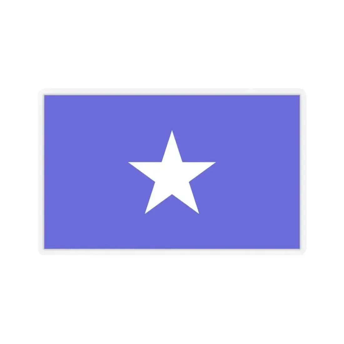 Flag of Qrendi 1993 to 2000 Malta - STICKER Vinyl Kiss-Cut Decal 3 Inch Transparent - The Sticker Space