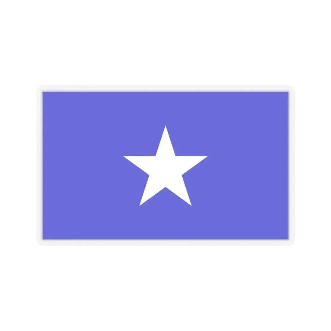 Flag of Qrendi 1993 to 2000 Malta - STICKER Vinyl Kiss-Cut Decal 4 Inch Transparent - The Sticker Space