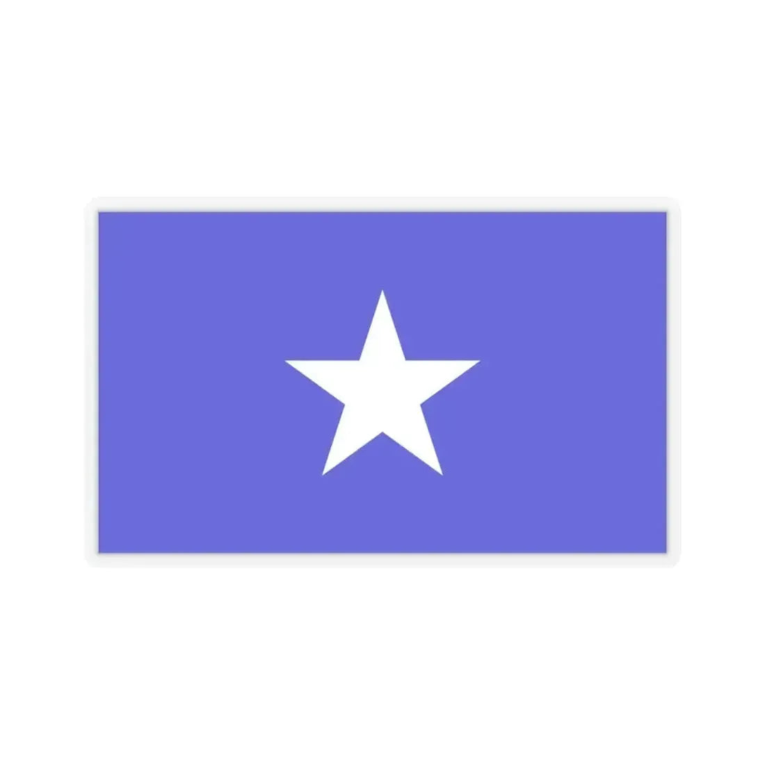 Flag of Qrendi 1993 to 2000 Malta - STICKER Vinyl Kiss-Cut Decal 6 Inch Transparent - The Sticker Space