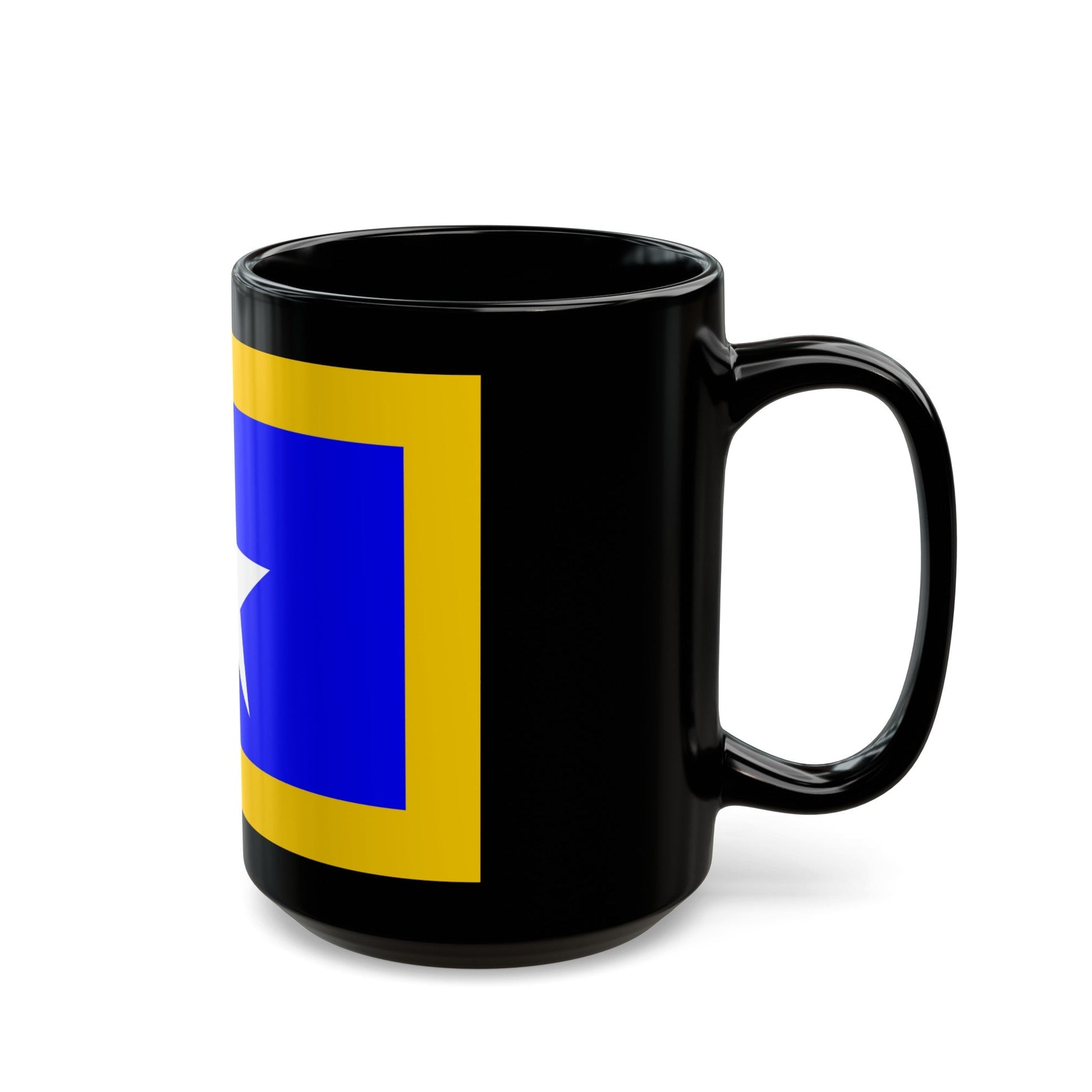 Flag of Qrendi Malta - Black Coffee Mug-The Sticker Space