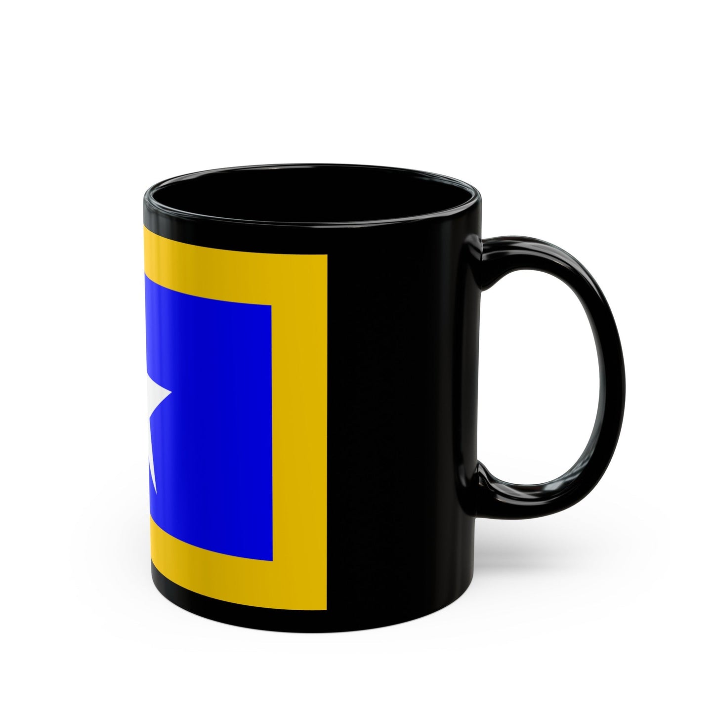 Flag of Qrendi Malta - Black Coffee Mug-The Sticker Space