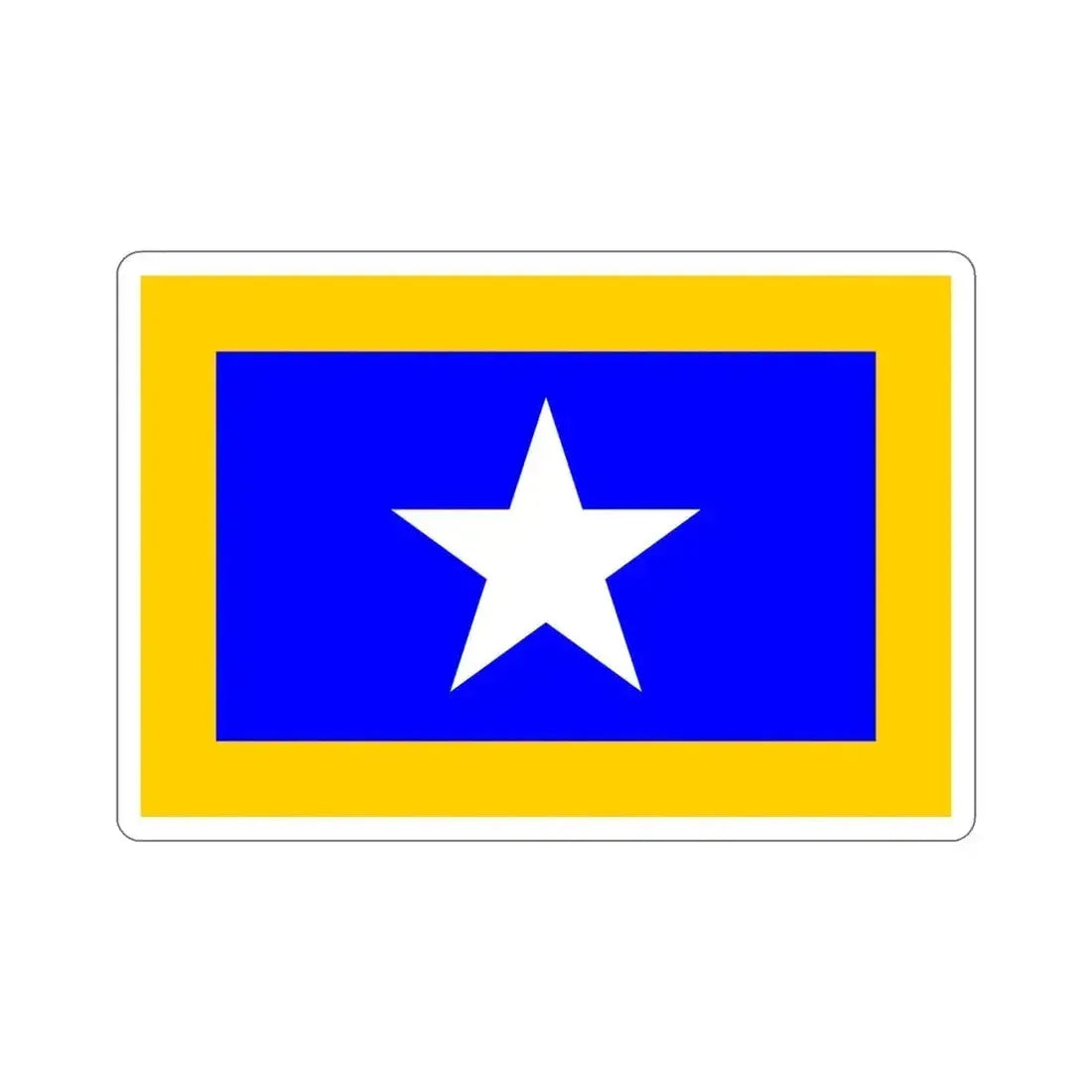 Flag of Qrendi Malta STICKER Vinyl Die-Cut Decal 4 Inch - The Sticker Space