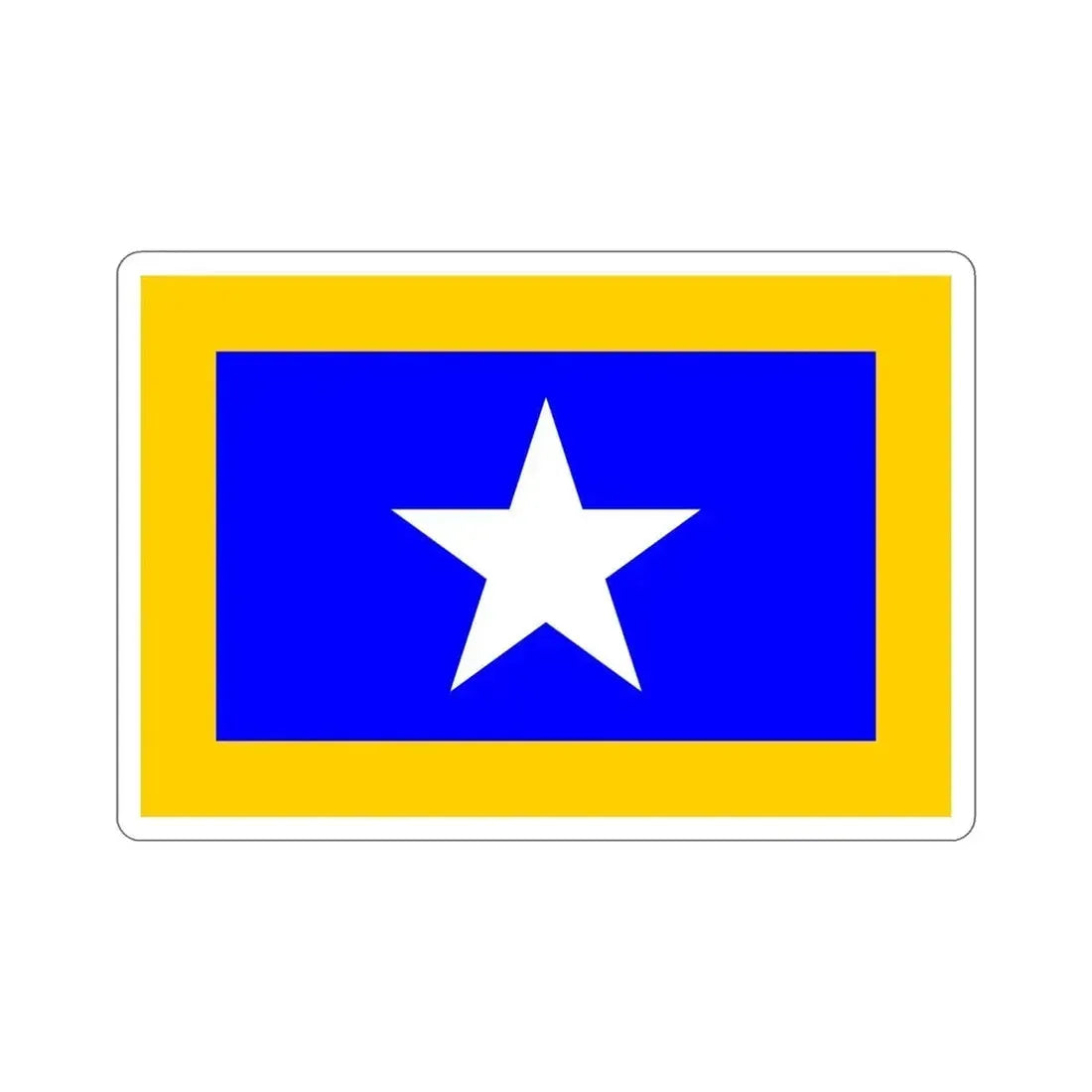 Flag of Qrendi Malta STICKER Vinyl Die-Cut Decal - The Sticker Space