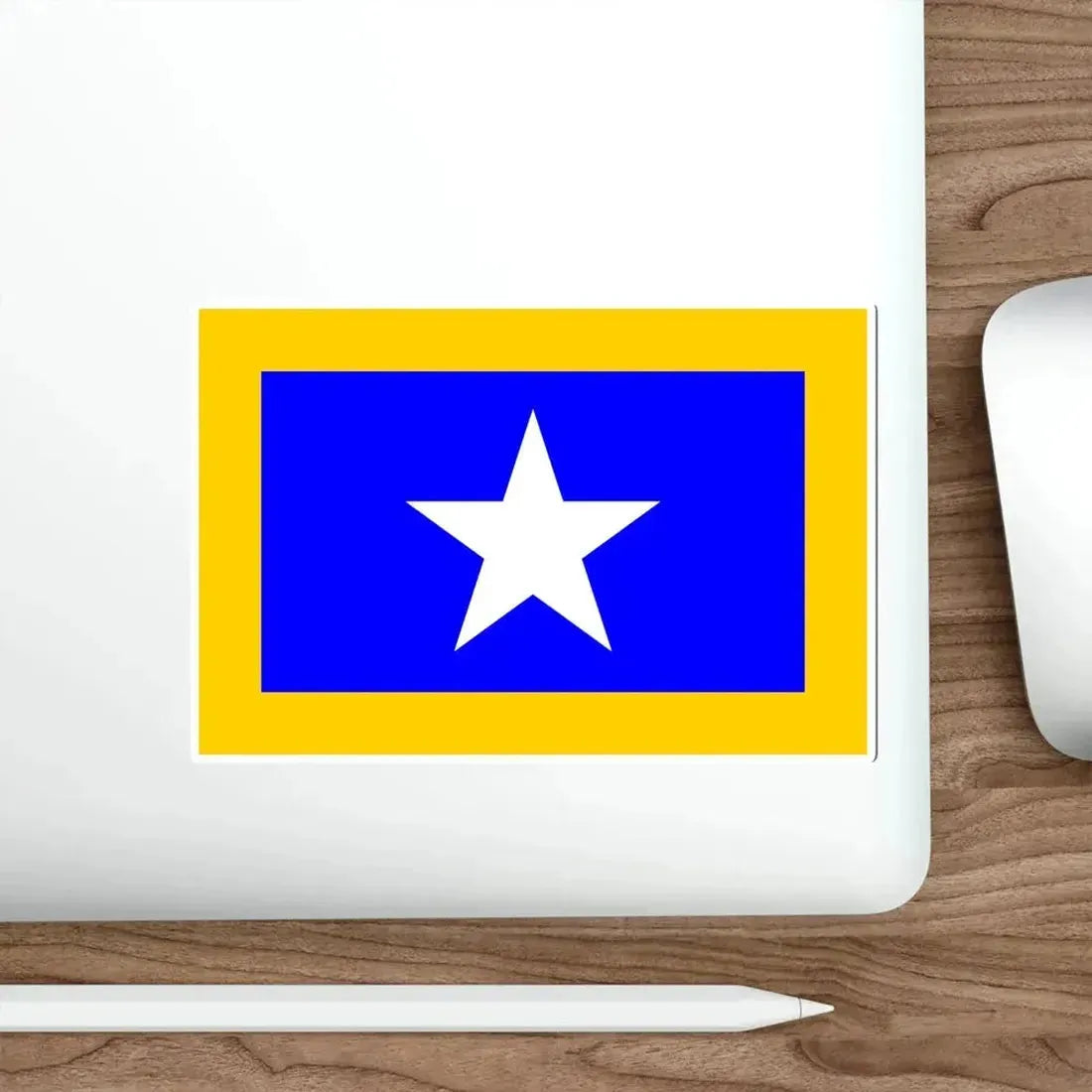 Flag of Qrendi Malta STICKER Vinyl Die-Cut Decal - The Sticker Space