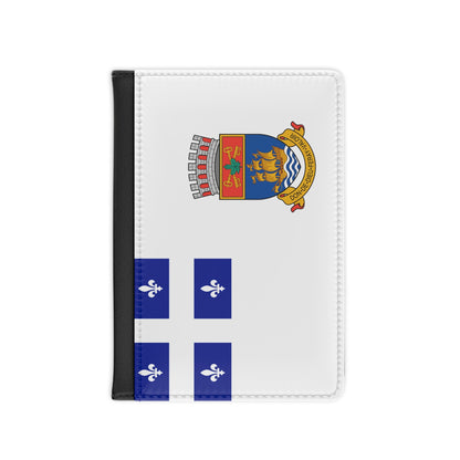 Flag of Quebec City 1967 to 1987 Canada - Passport Holder