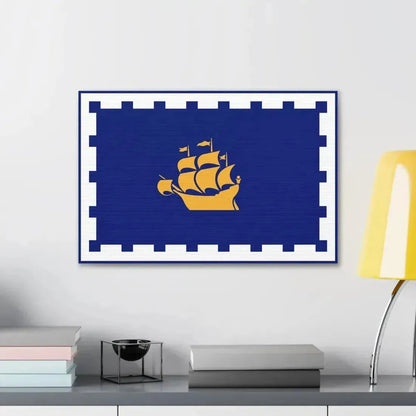 Flag of Quebec City Canada - Canvas Wall Art - The Sticker Space