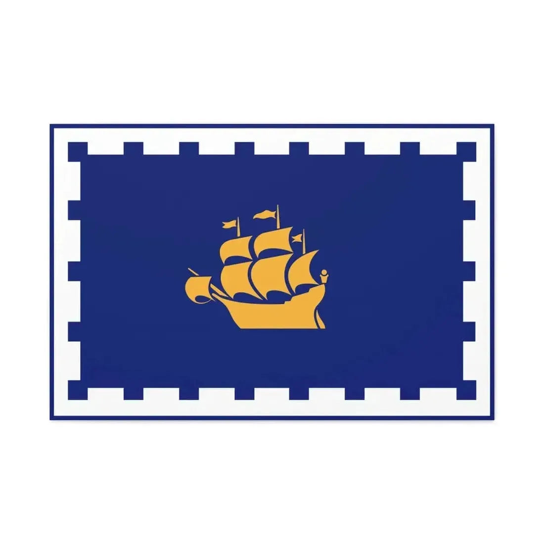 Flag of Quebec City Canada - Canvas Wall Art - The Sticker Space