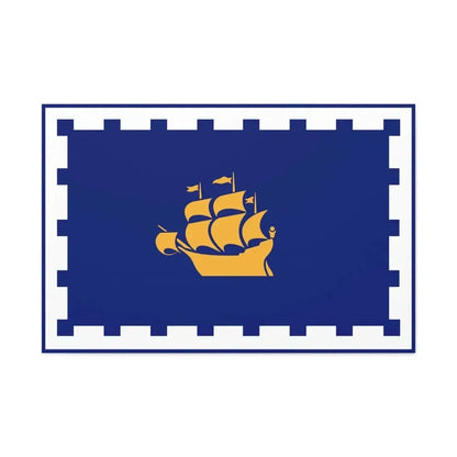 Flag of Quebec City Canada - Canvas Wall Art - The Sticker Space