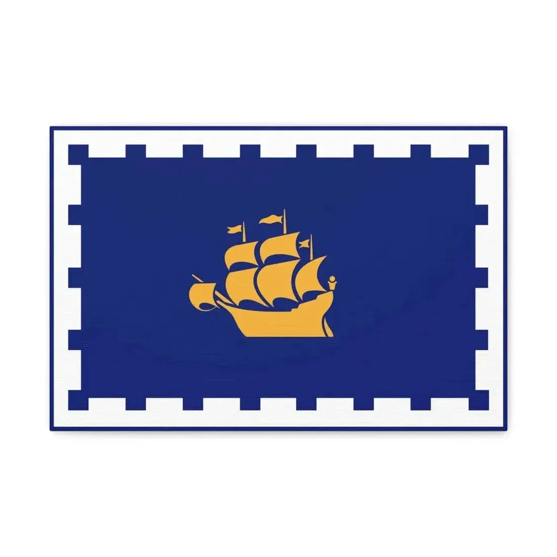 Flag of Quebec City Canada - Canvas Wall Art - The Sticker Space