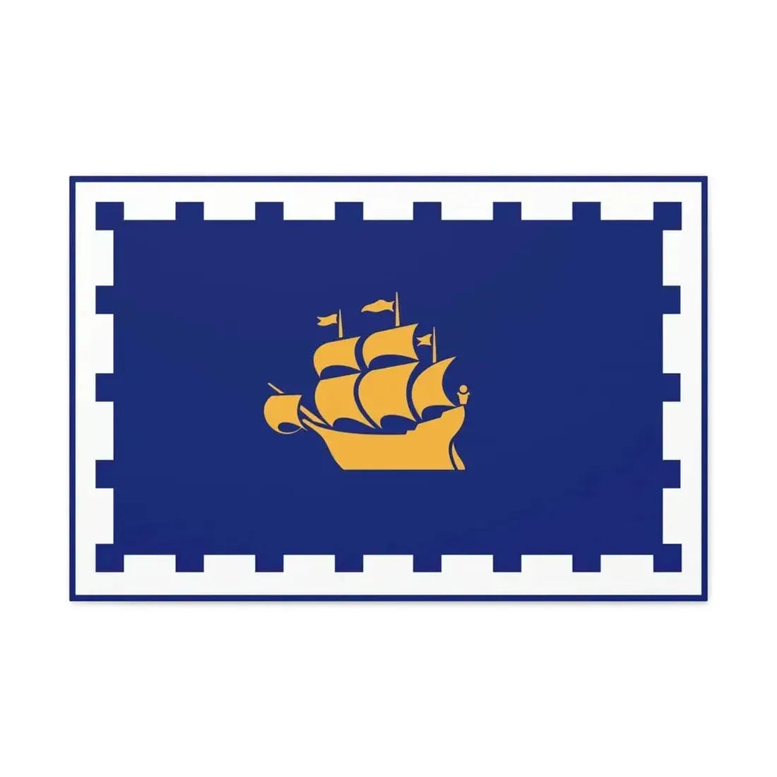 Flag of Quebec City Canada - Canvas Wall Art - The Sticker Space