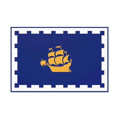 Flag of Quebec City Canada - Canvas Wall Art - The Sticker Space
