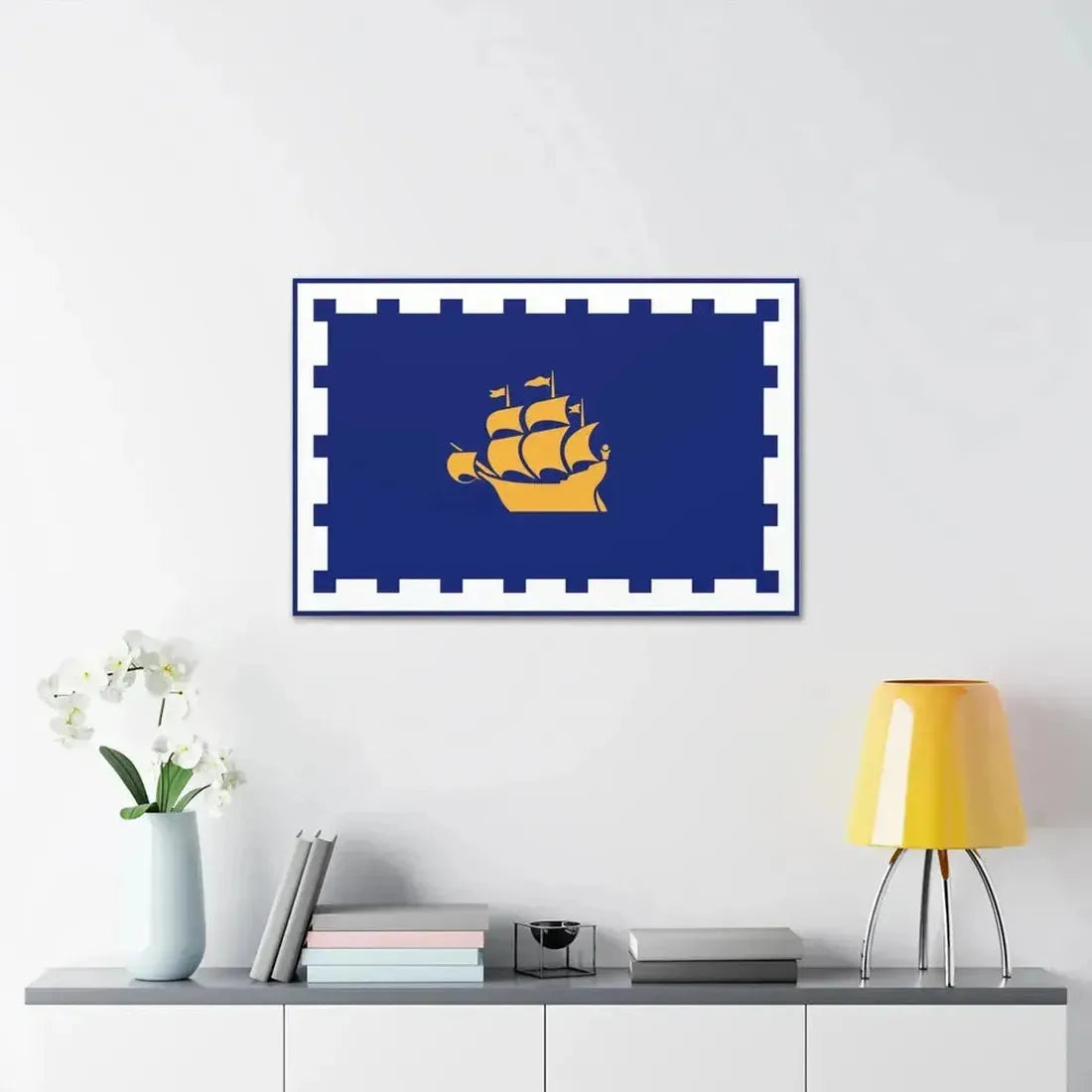Flag of Quebec City Canada - Canvas Wall Art - The Sticker Space