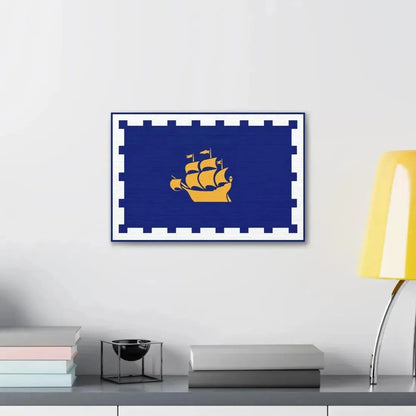 Flag of Quebec City Canada - Canvas Wall Art - The Sticker Space