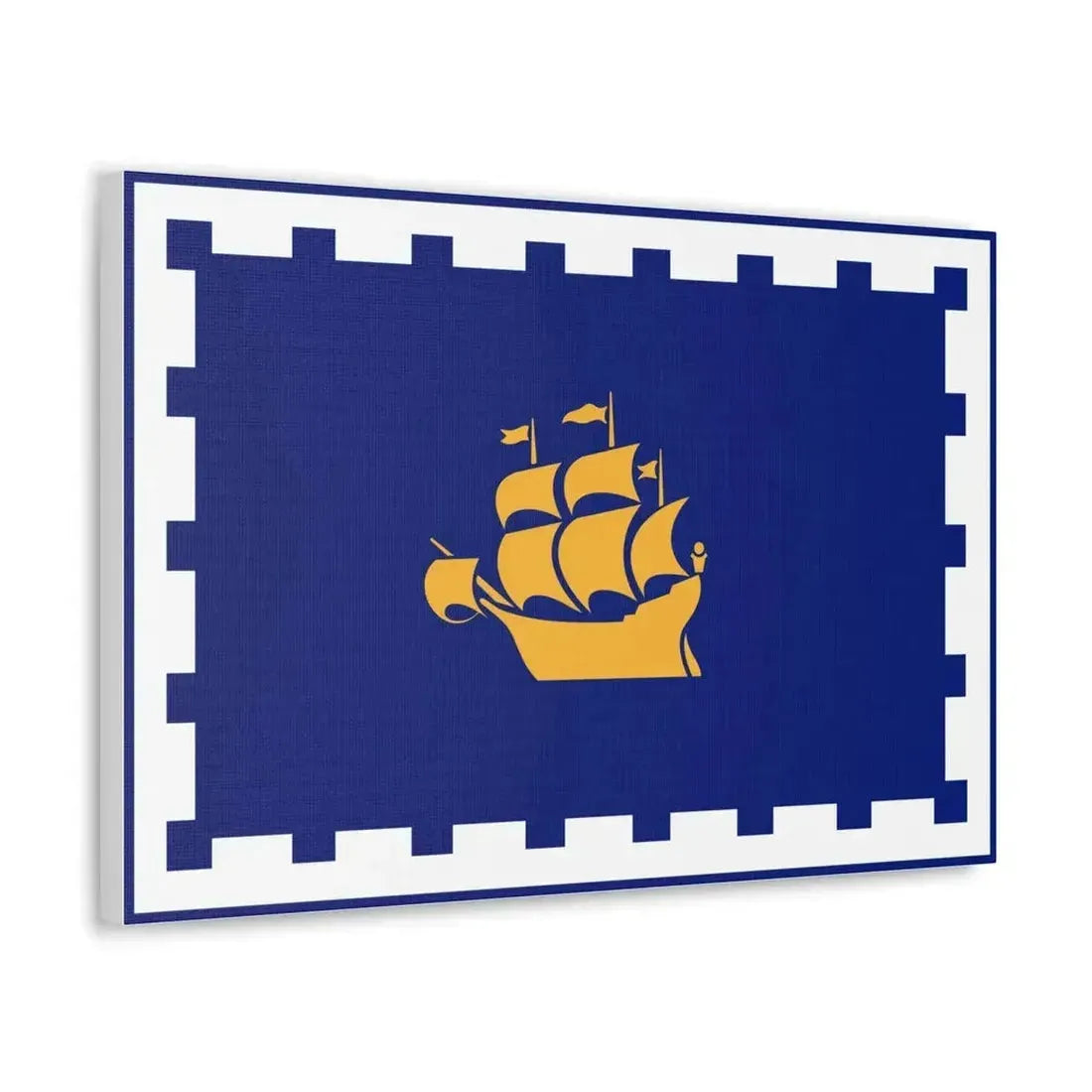 Flag of Quebec City Canada - Canvas Wall Art - The Sticker Space