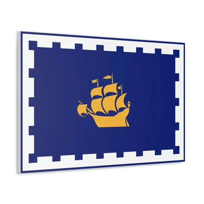 Flag of Quebec City Canada - Canvas Wall Art - The Sticker Space