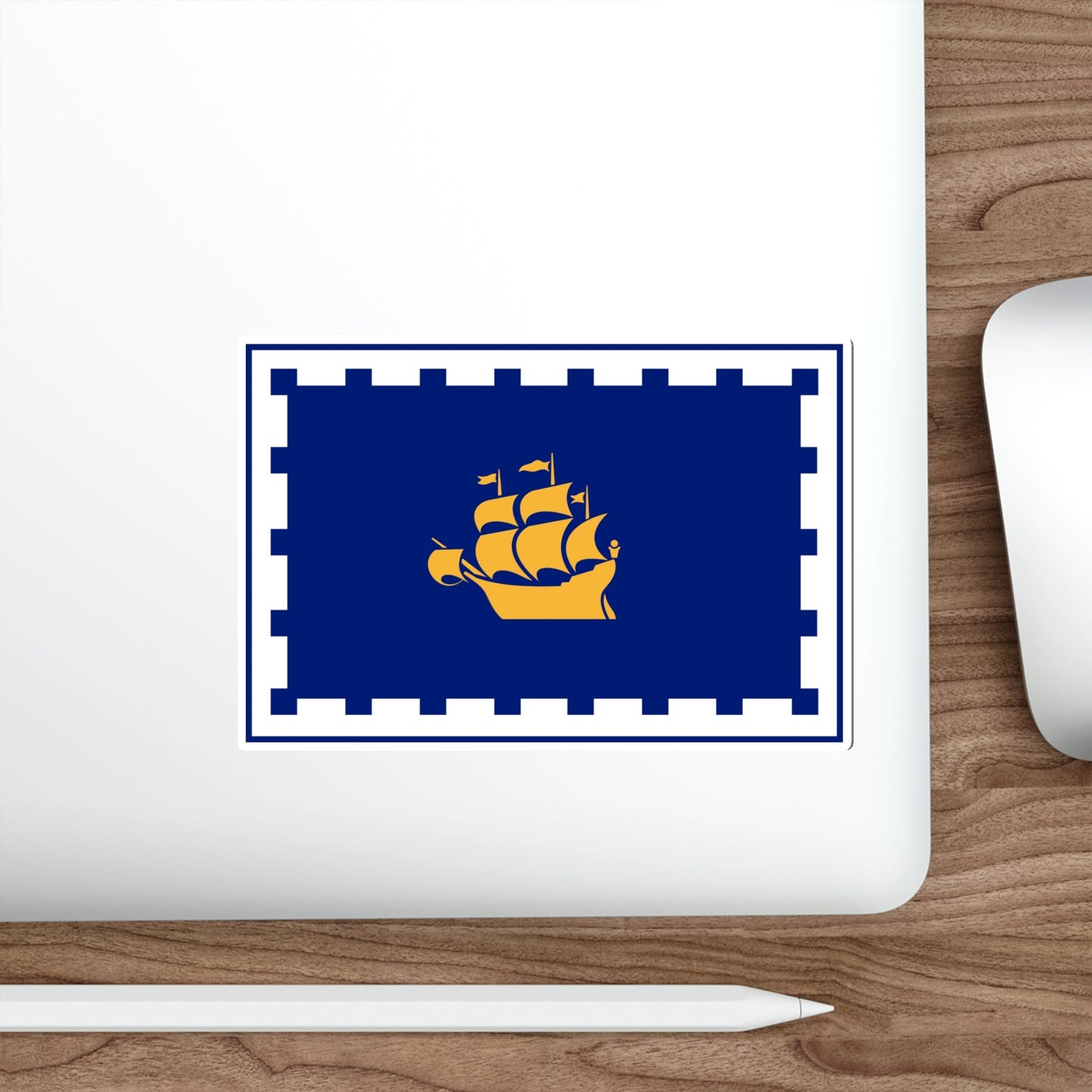 Flag of Quebec City Canada STICKER Vinyl Die-Cut Decal-The Sticker Space