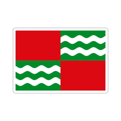 Flag of Quebradillas Puerto Rico STICKER Vinyl Die-Cut Decal 3 Inch - The Sticker Space