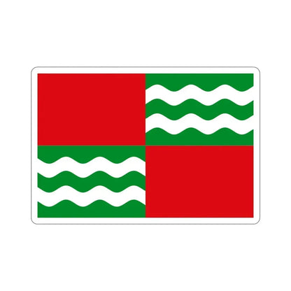 Flag of Quebradillas Puerto Rico STICKER Vinyl Die-Cut Decal 4 Inch - The Sticker Space