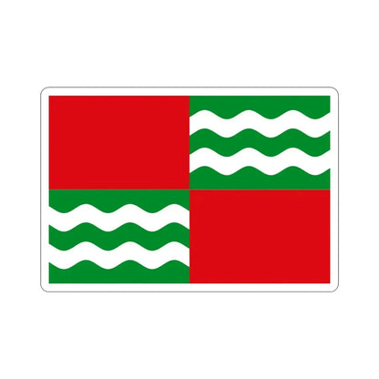 Flag of Quebradillas Puerto Rico STICKER Vinyl Die-Cut Decal 5 Inch - The Sticker Space