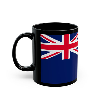 Flag of Queensland Australia - Black Coffee Mug-The Sticker Space