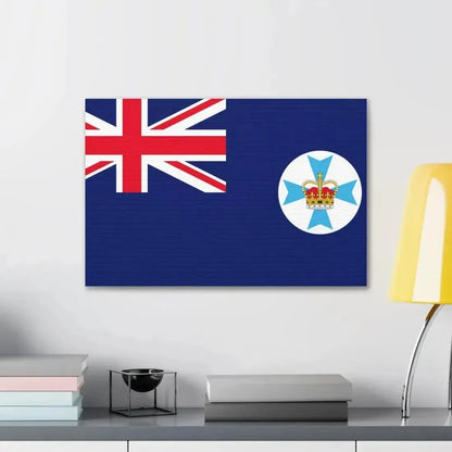 Flag of Queensland Australia - Canvas Wall Art - The Sticker Space