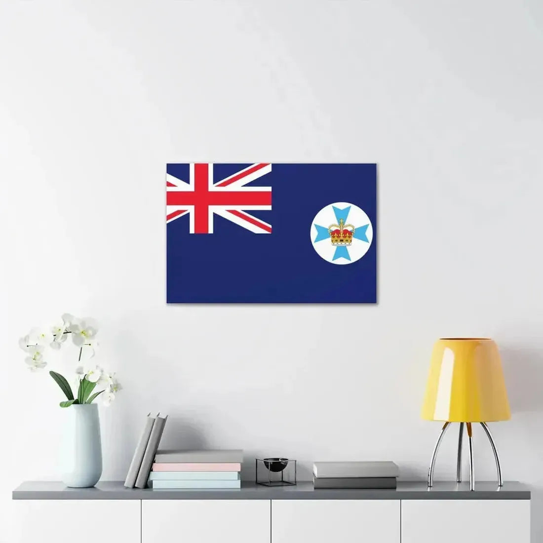 Flag of Queensland Australia - Canvas Wall Art - The Sticker Space