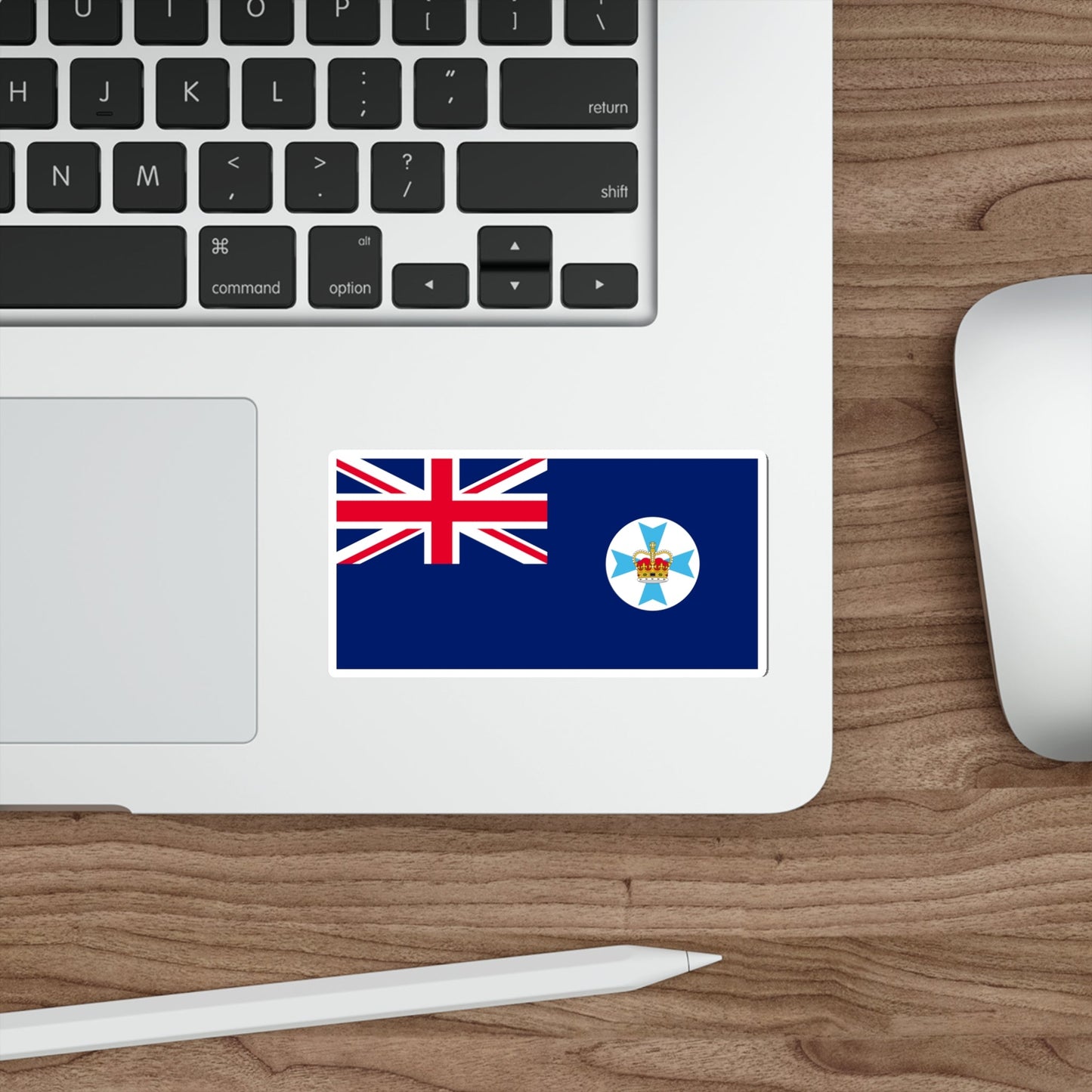 Flag of Queensland Australia STICKER Vinyl Die-Cut Decal-The Sticker Space